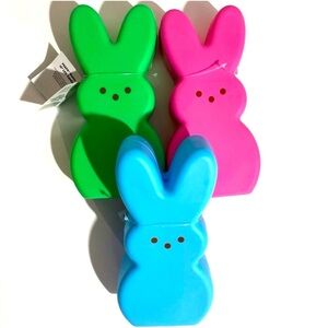 Peeps Bunny 10” LED Candle Pink and Yellow